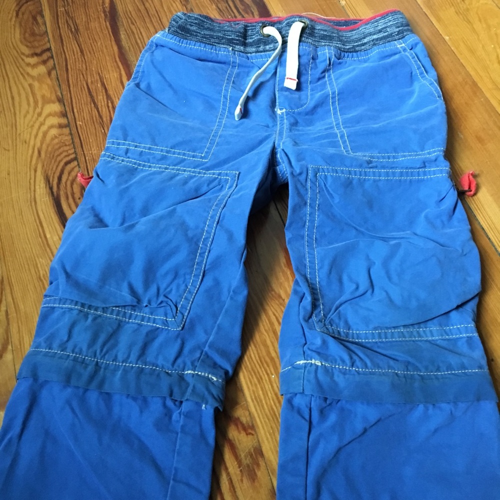 Mini-Boden techno zip-off pants / shorts